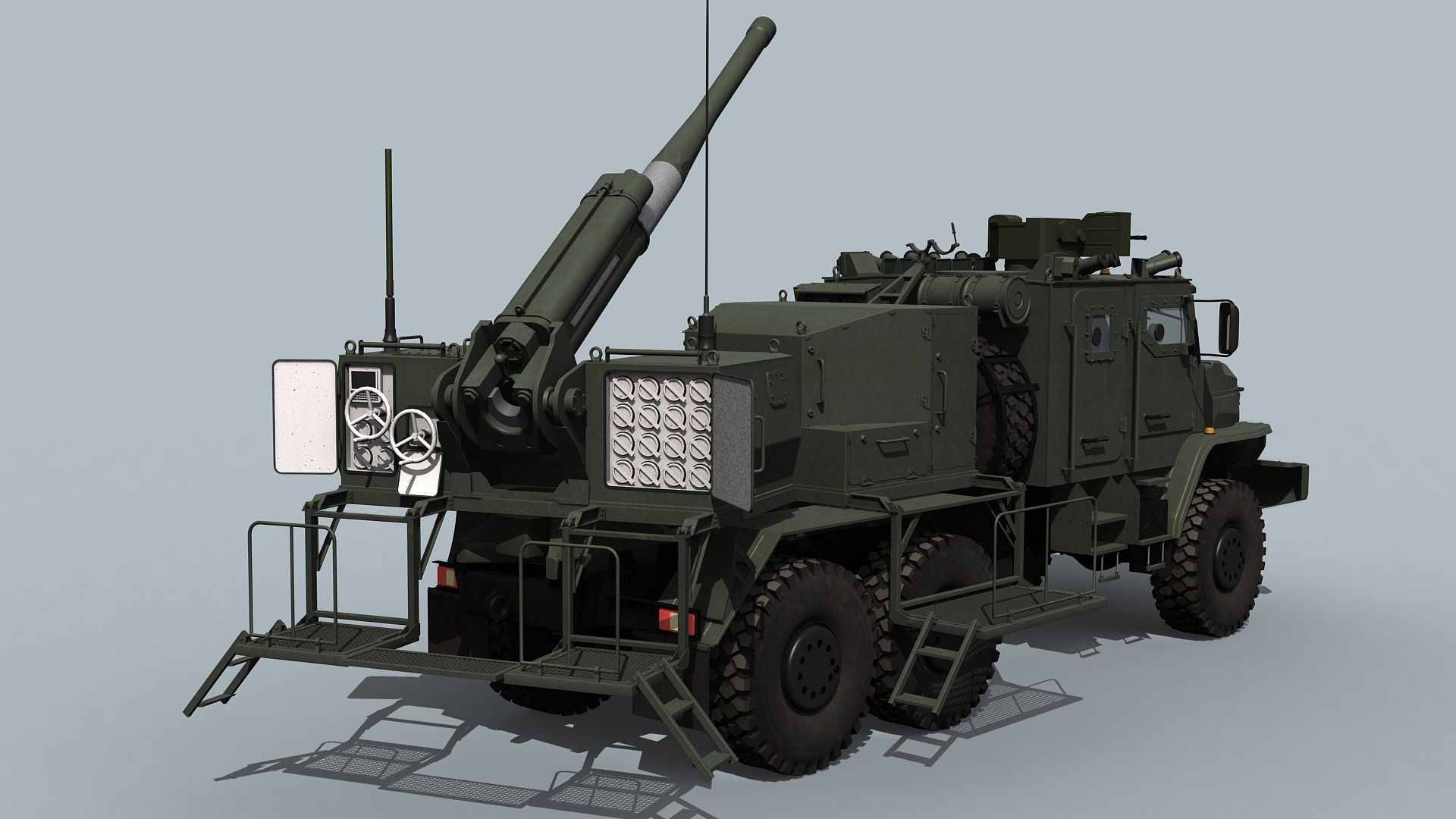 2S40 Floks 3D Model - TurboSquid 2211213
