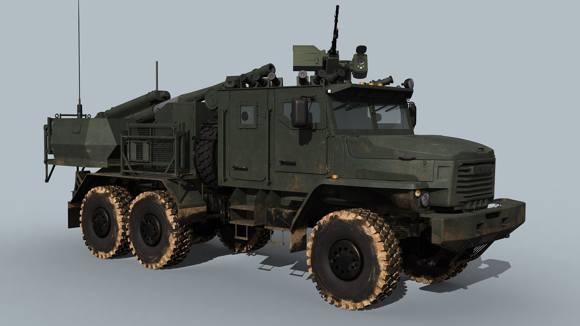 2S40 Floks 3D Model - TurboSquid 2211213
