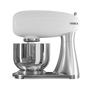 3D white food processor model