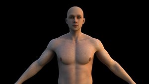Human man body 3D model