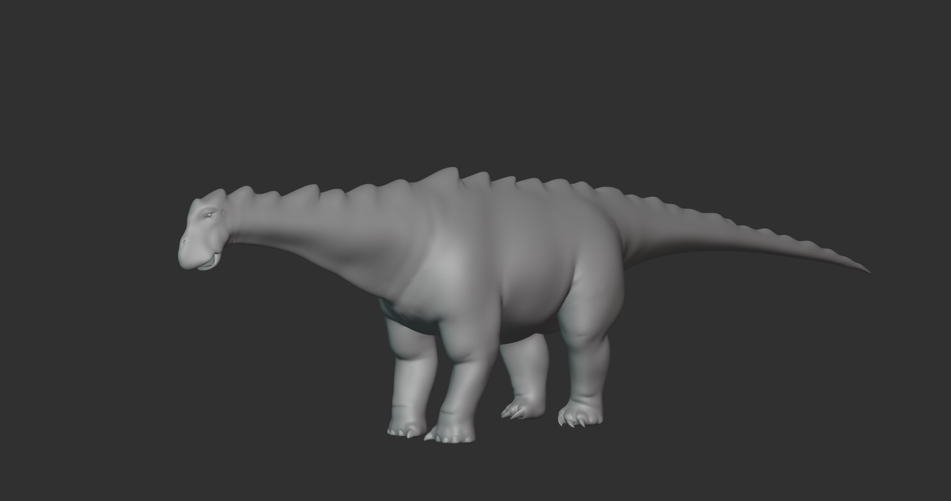 modelo 3d Bonitasaura Basemesh Low Poly - TurboSquid 2107960
