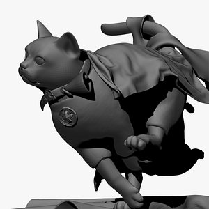 Naughty Cat 3D model