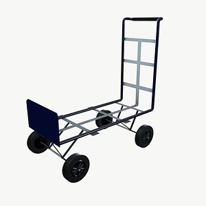 Four wheeler hand truck 3D model