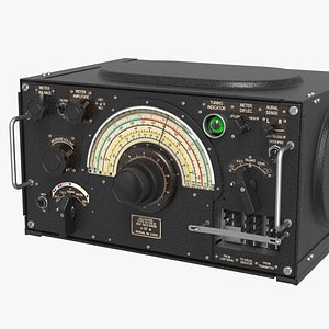 Marconi R1155 Radio Receiver 3D model