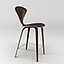 Cherner wood leg stool