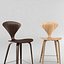 Cherner wood leg stool