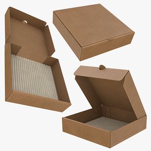 3D Pizza Box Small Collection