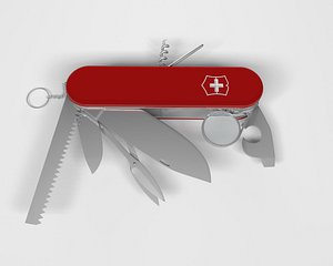 3d model swiss knife