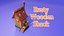 Rusty Wood Shack Modello frullatore low poly