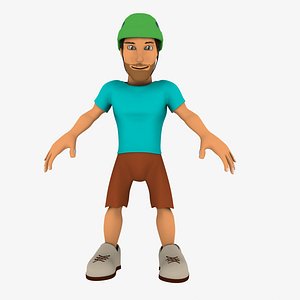 Character Sport - Low Poly 3D