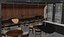 Luxury Modern Restaurant  Bar Interior 739 3D model
