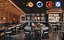 Luxury Modern Restaurant  Bar Interior 739 3D model