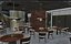 Luxury Modern Restaurant  Bar Interior 739 3D model