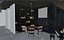 Luxury Modern Restaurant  Bar Interior 739 3D model