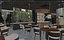 Luxury Modern Restaurant  Bar Interior 739 3D model