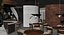 Luxury Modern Restaurant  Bar Interior 739 3D model