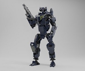 3D model robot character