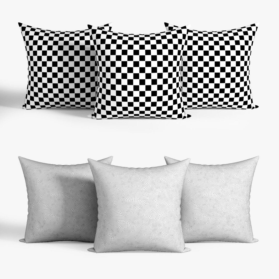 Pillow 02 3D Model TurboSquid 1191208