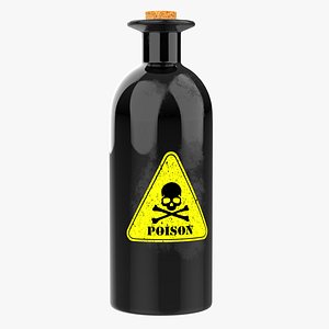 3D Poison Bottle