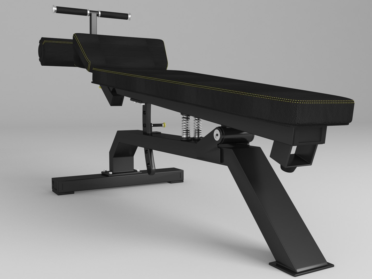 Machine adjustable crunches 3D model - TurboSquid 1542185