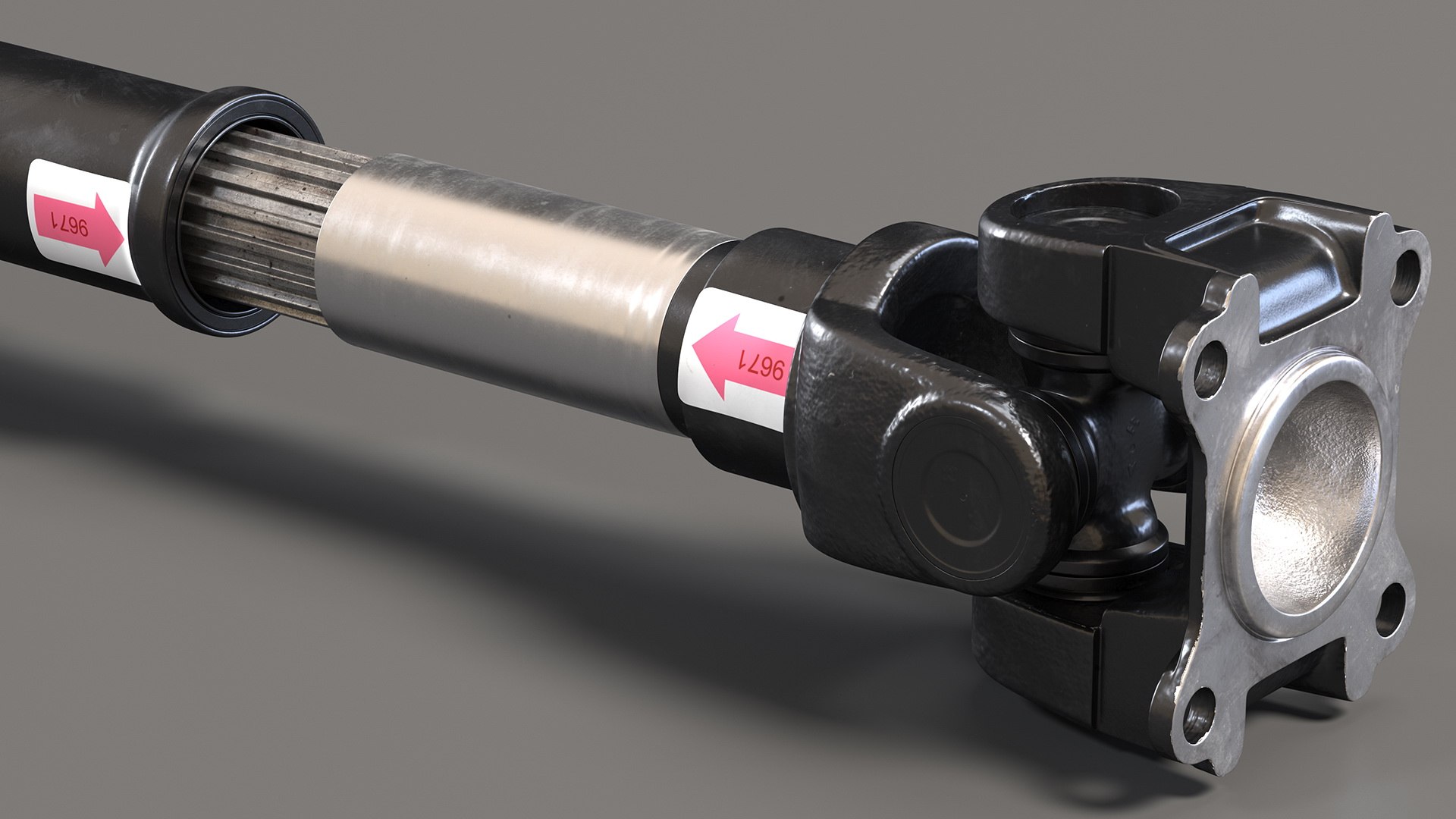 3D Model Rear Prop Shaft Black - TurboSquid 1980934