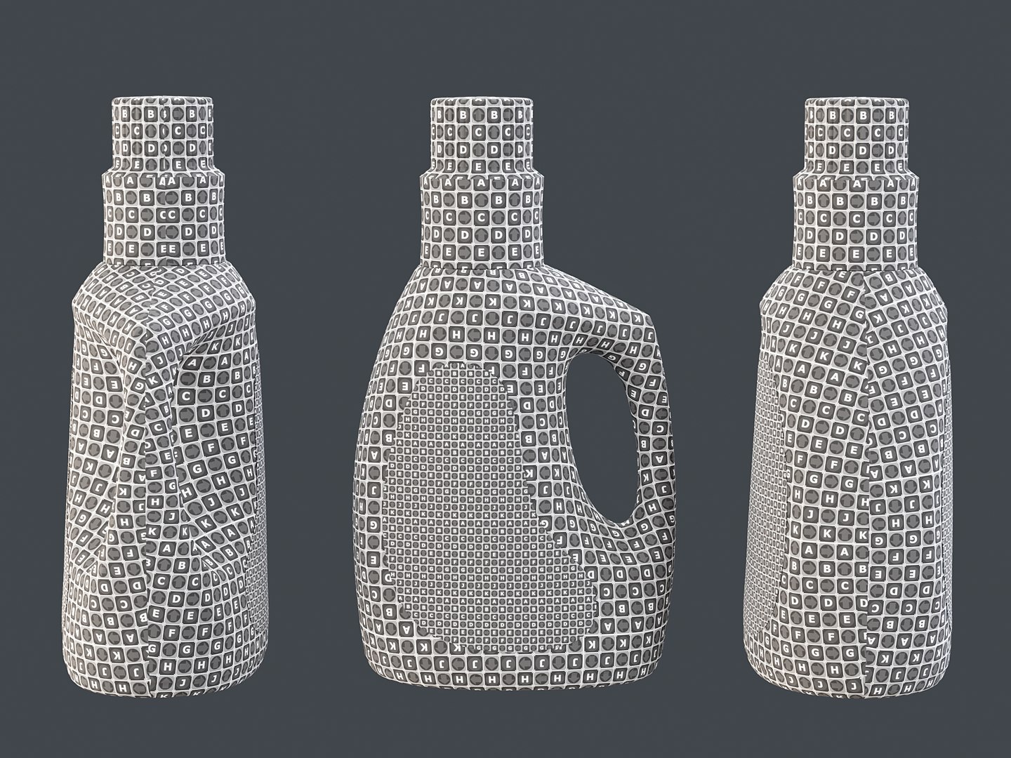 3D Laundry Detergent Bottle PBR Model - TurboSquid 2002270