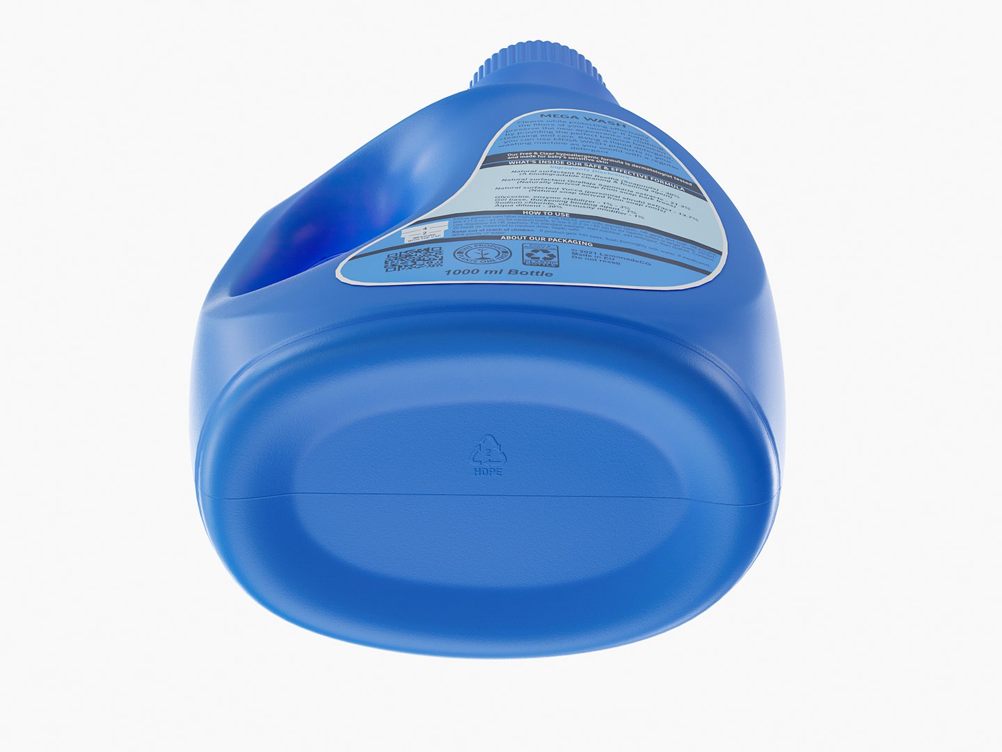 3D Laundry Detergent Bottle PBR Model - TurboSquid 2002270