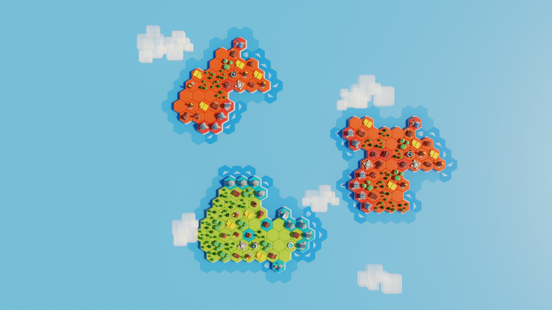 3D Tile Island Castle 2 - TurboSquid 1854382