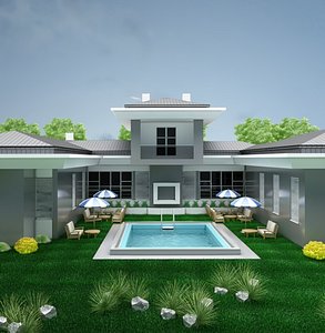Villa 10 3D model
