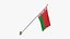Bandera de tela de Bielorrusia para colgar en la pared