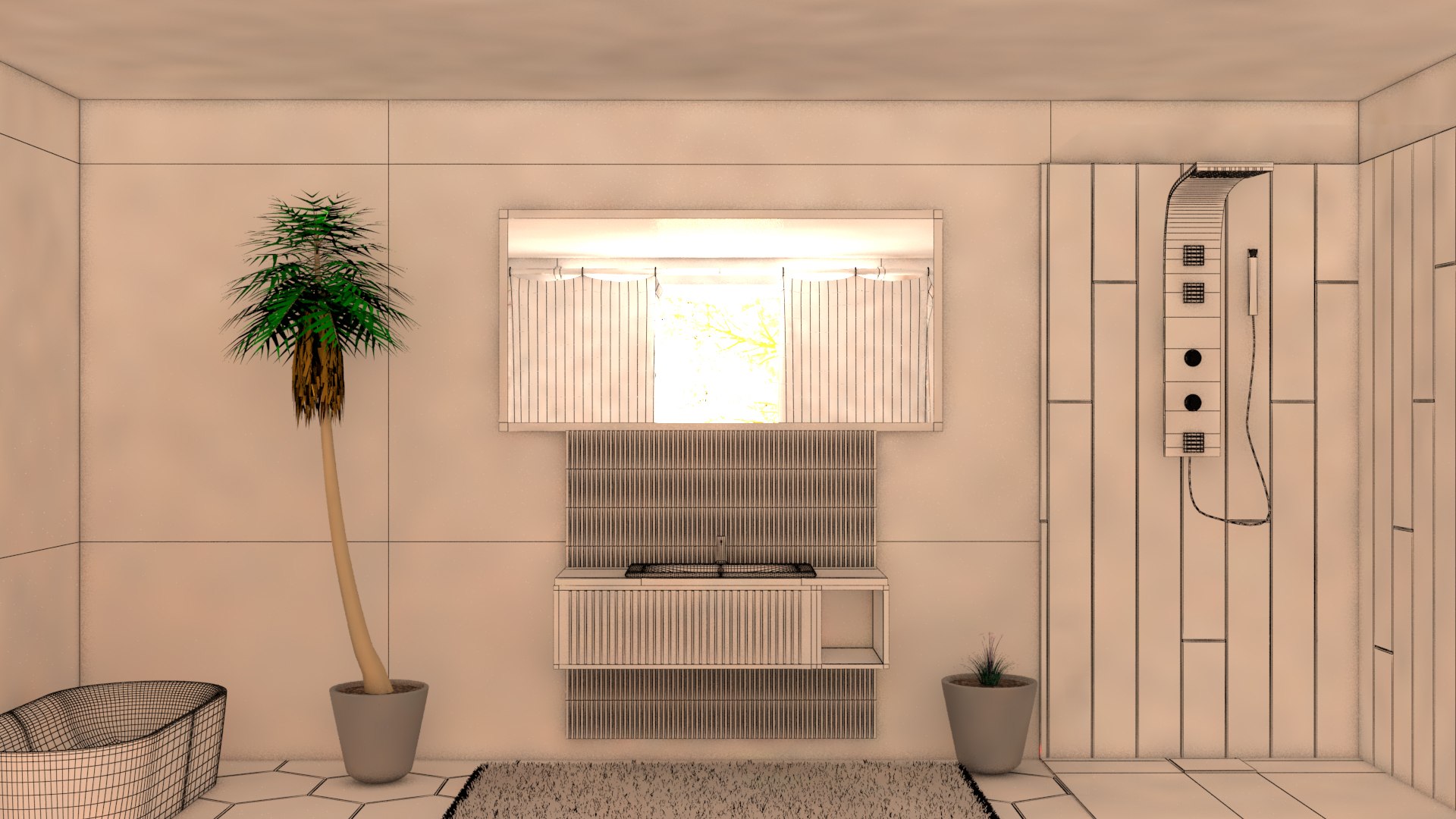 laos Bathroom 3D model https://p.turbosquid.com/ts-thumb/uH/mNd6x8/4d/preview07wireframe01/jpg/1696401517/1920x1080/fit_q87/ea34c557c48bab5f6175a5431b254c724c29411f/preview07wireframe01.jpg