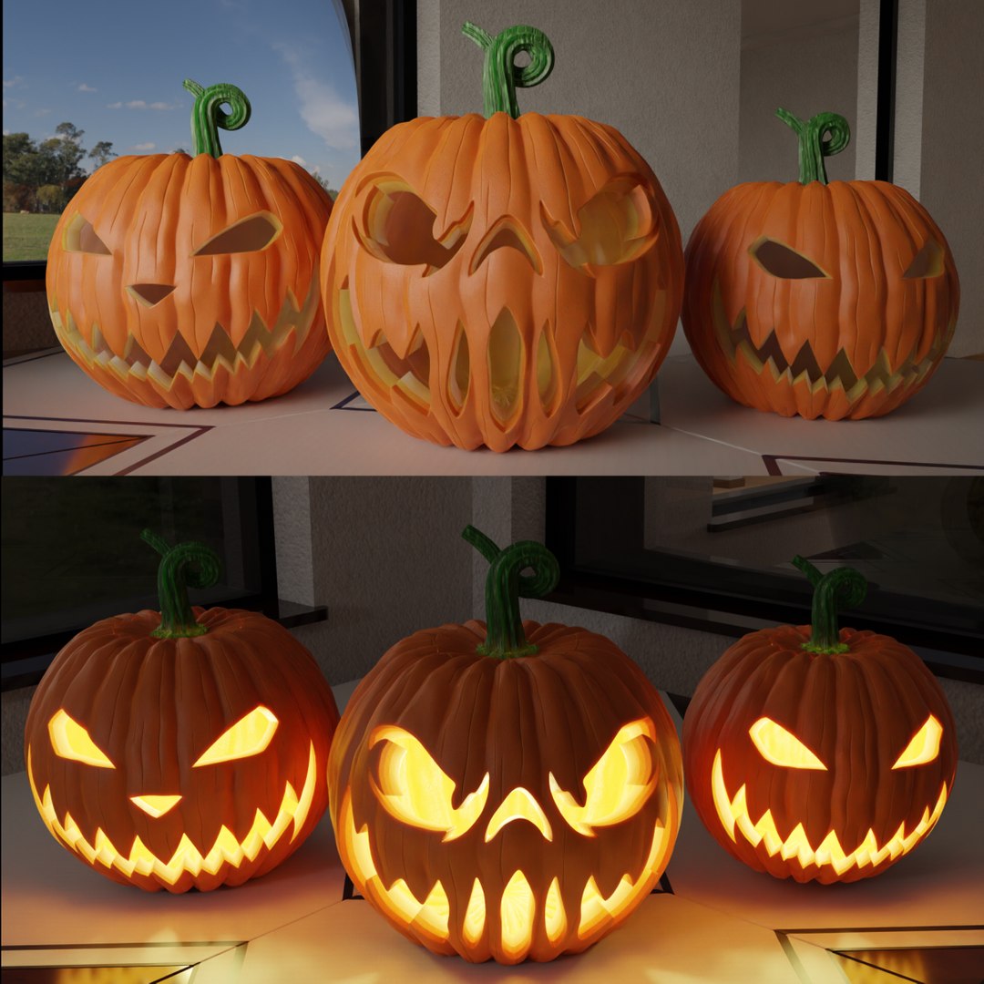 3D Halloween Pumpkin - TurboSquid 1980149