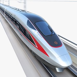 China High Speed Rail CR400AF Fuxing EMU 3D model