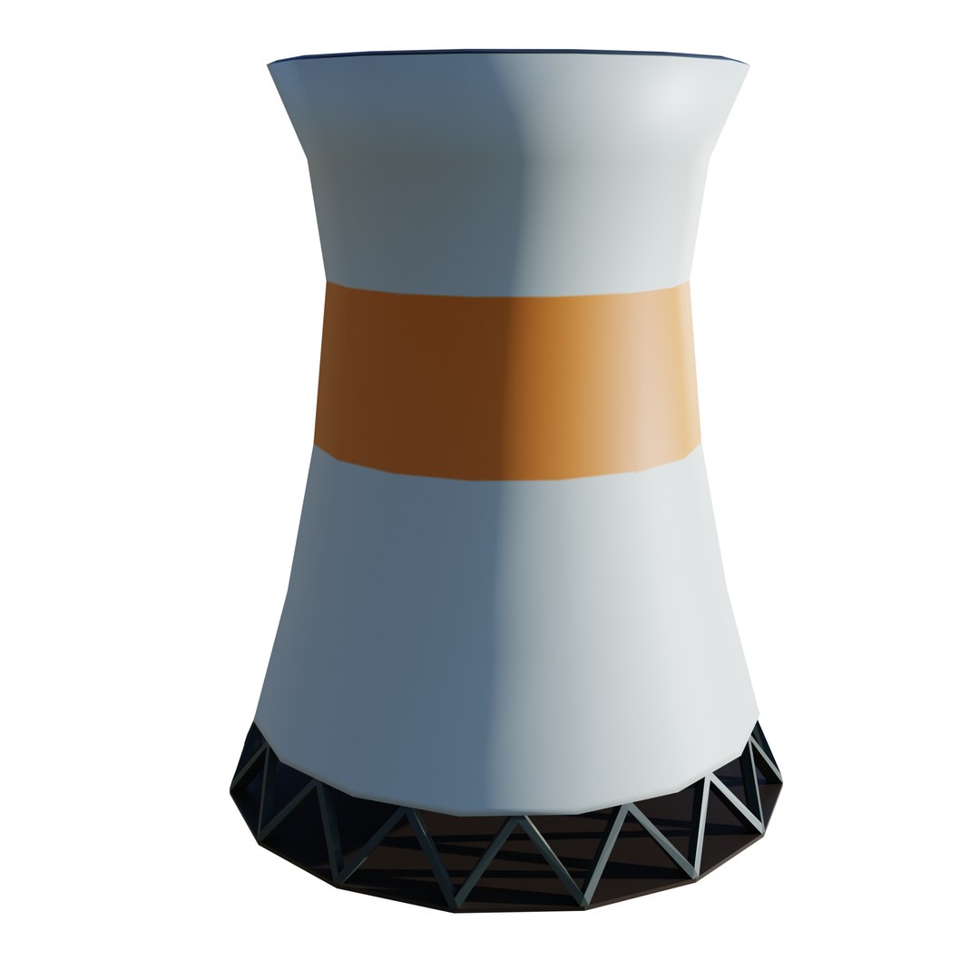3D Model Cooling Tower - TurboSquid 1972049