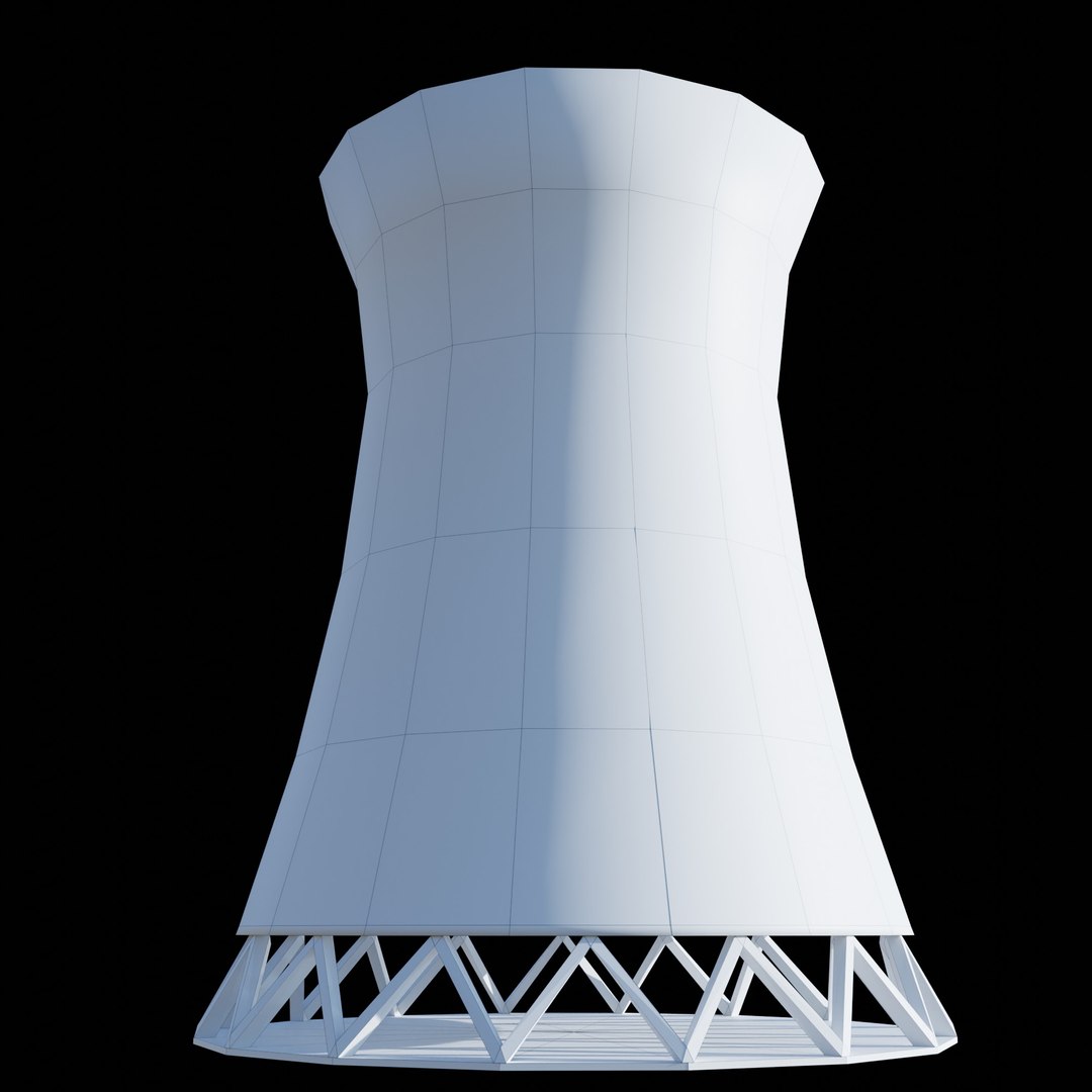 3D Model Cooling Tower - TurboSquid 1972049