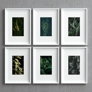 picture frames set 3D model