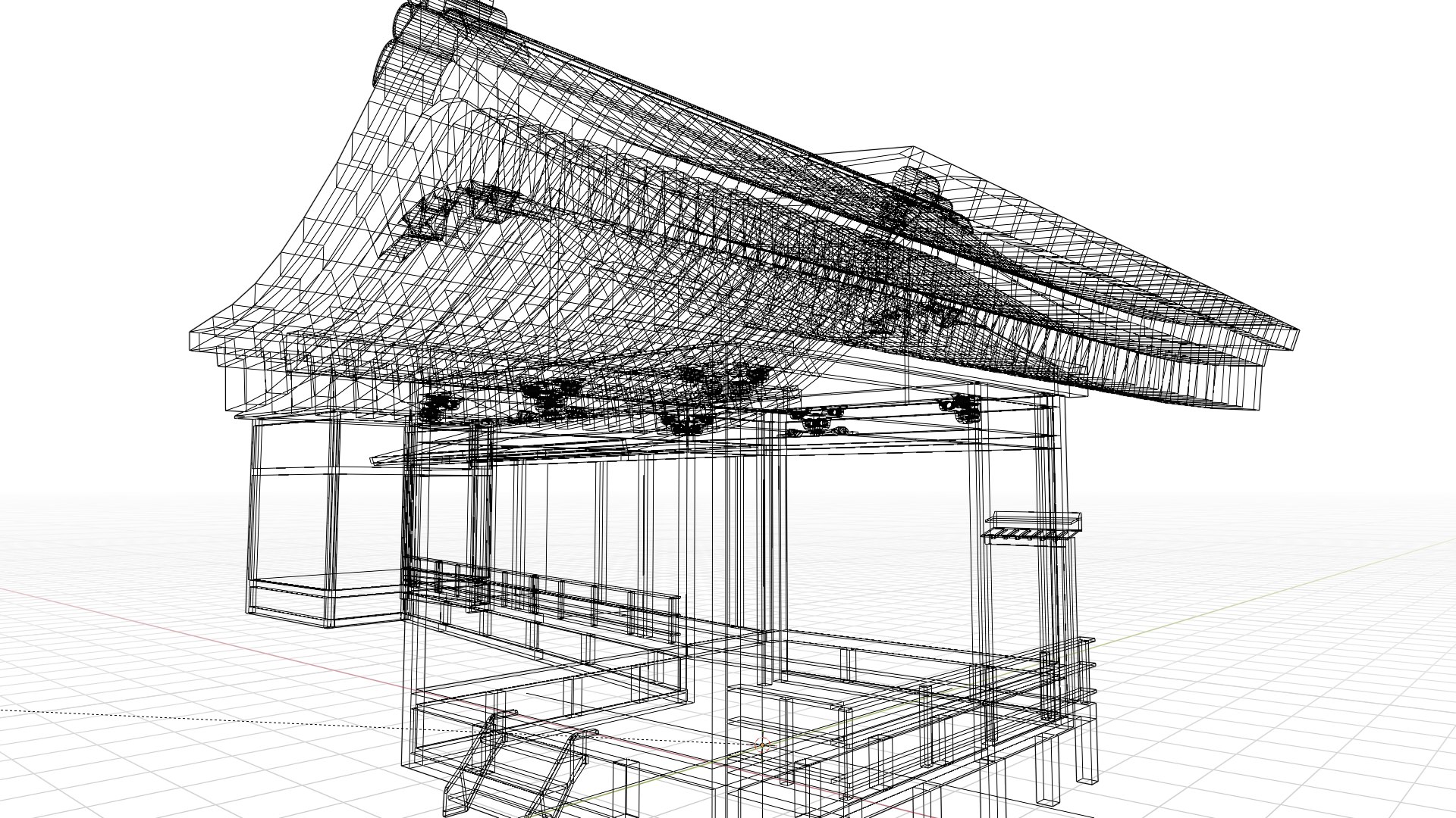 Japanese Noh Theater Stage 3D Model Traditional Noh Stage PBR Game Ready 3D model https://p.turbosquid.com/ts-thumb/uH/v3ASQ4/0y/wire2/png/1772878248/1920x1080/fit_q87/7669339176e8cda66ee8107f72d72e5180898c9c/wire2.jpg