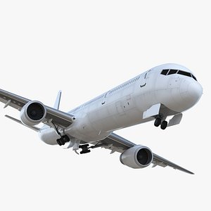 Boeing 757-300 Generic Rigged 3D Model