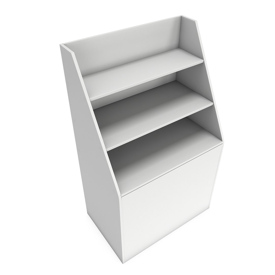 3D Cardboard Retail Shelves Rack - TurboSquid 1548007