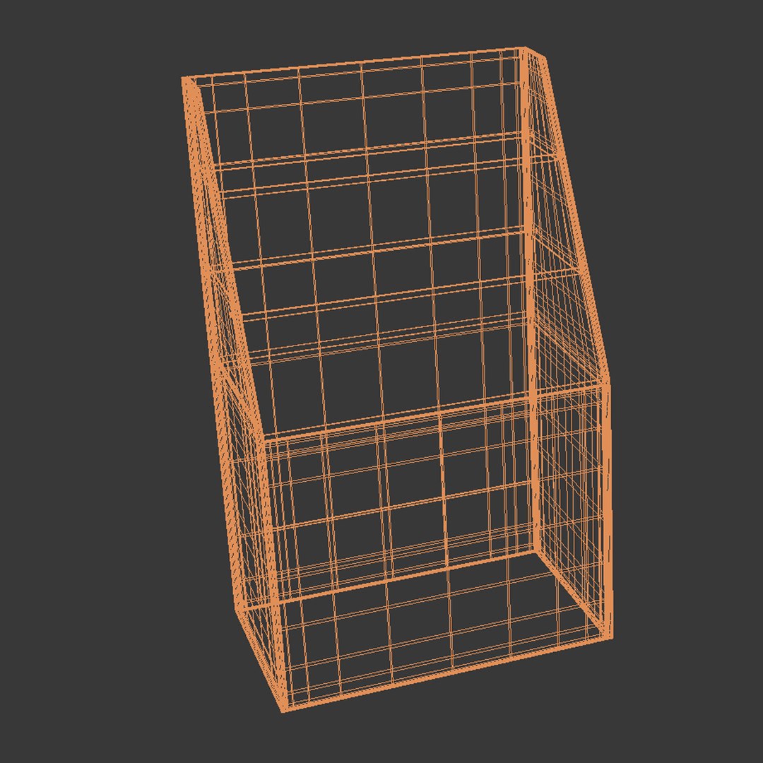 3D Cardboard Retail Shelves Rack - TurboSquid 1548007