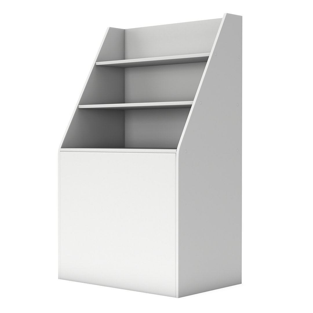 3D Cardboard Retail Shelves Rack - TurboSquid 1548007