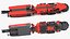 3D New Track Mounted Mobile Miner Red Rigged for Maya