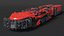 3D New Track Mounted Mobile Miner Red Rigged for Maya