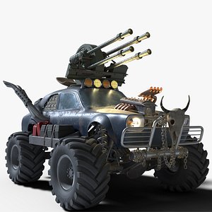 3D model Monster car