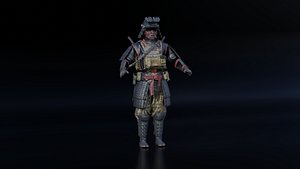 Modern Samurai Armor 3D