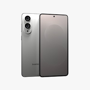 3D Samsung Galaxy S25 Edge Titanium Silver