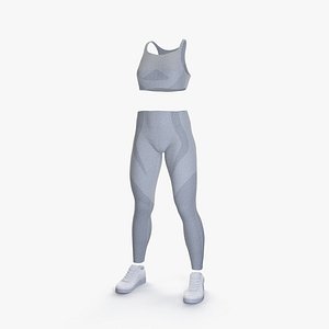 Pantalones de yoga mujer Modelo 3D $30 - .max .pac - Free3D