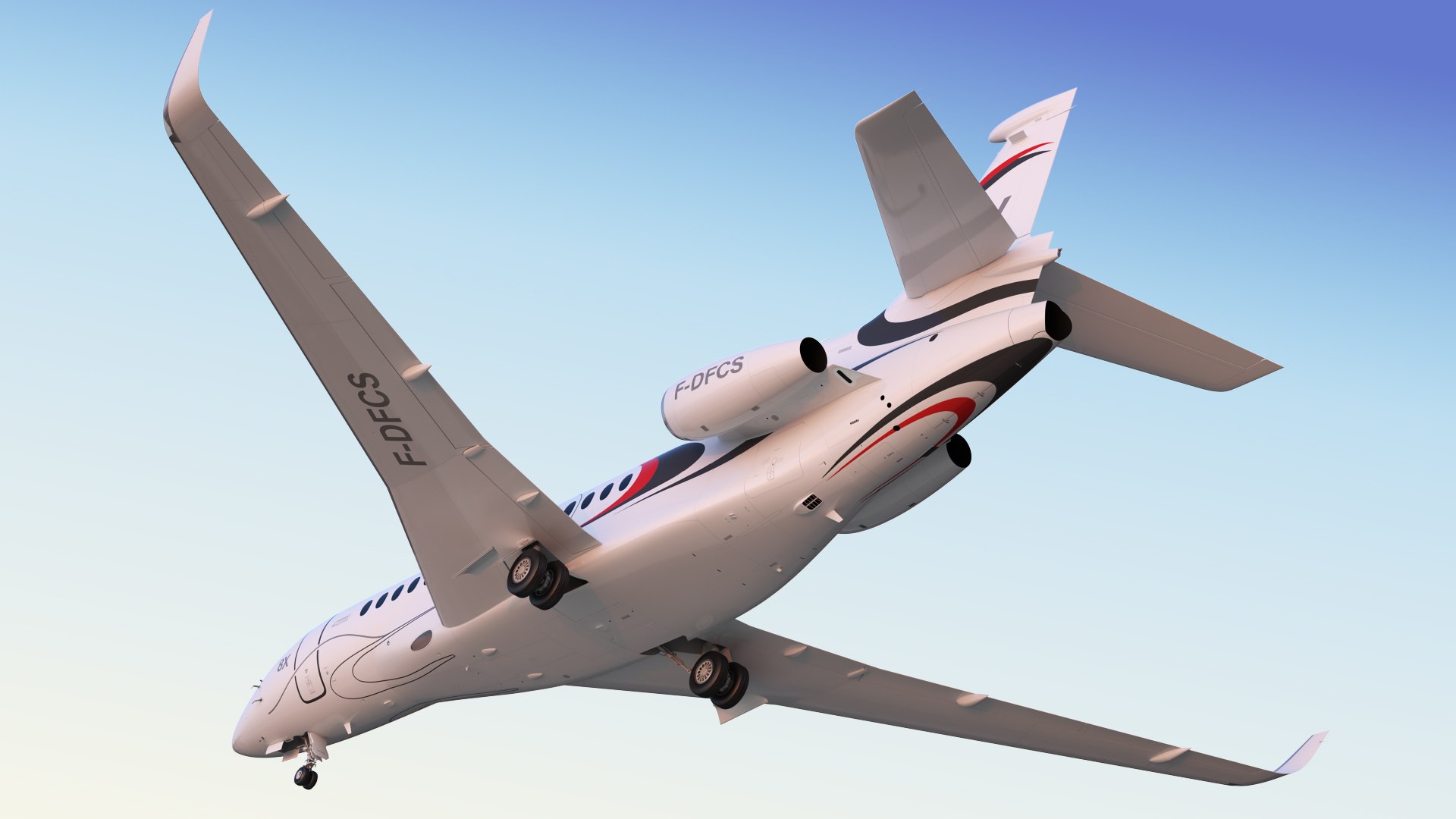 Dassault Falcon 8X Business Jet 3D - TurboSquid 2431540