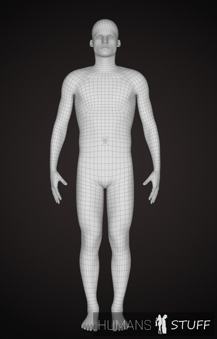 3d human man model
