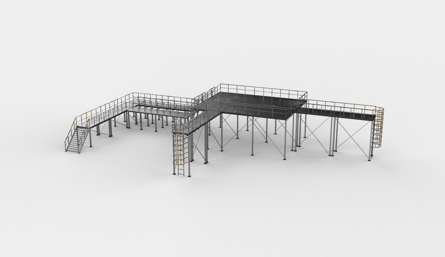 Modular Industrial Platform 3D Model 3D Model - TurboSquid 2529167
